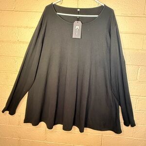 Everyone Black Long Sleeve Women's Top